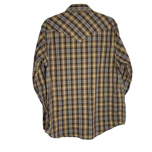 Pendleton Pearl Snap Frontier Shirt Mens S Long Sleeve Plaid Button Up Western - Picture 4 of 13